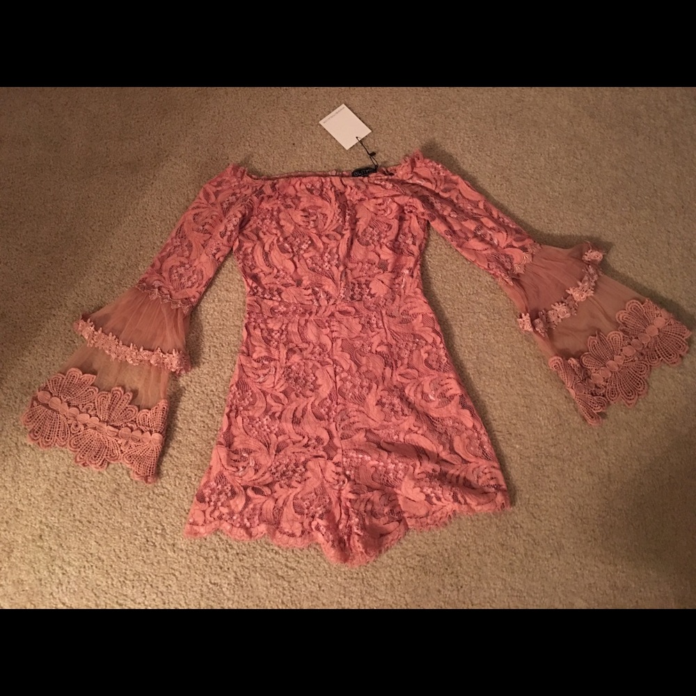 Romantic Lace Romper .  never worn